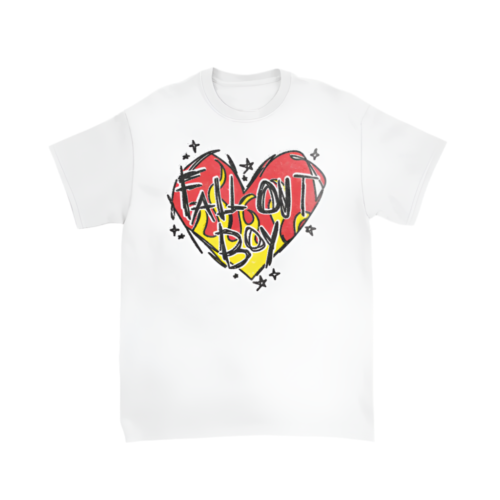 SCRATCH HEART LOGO - Tシャツ